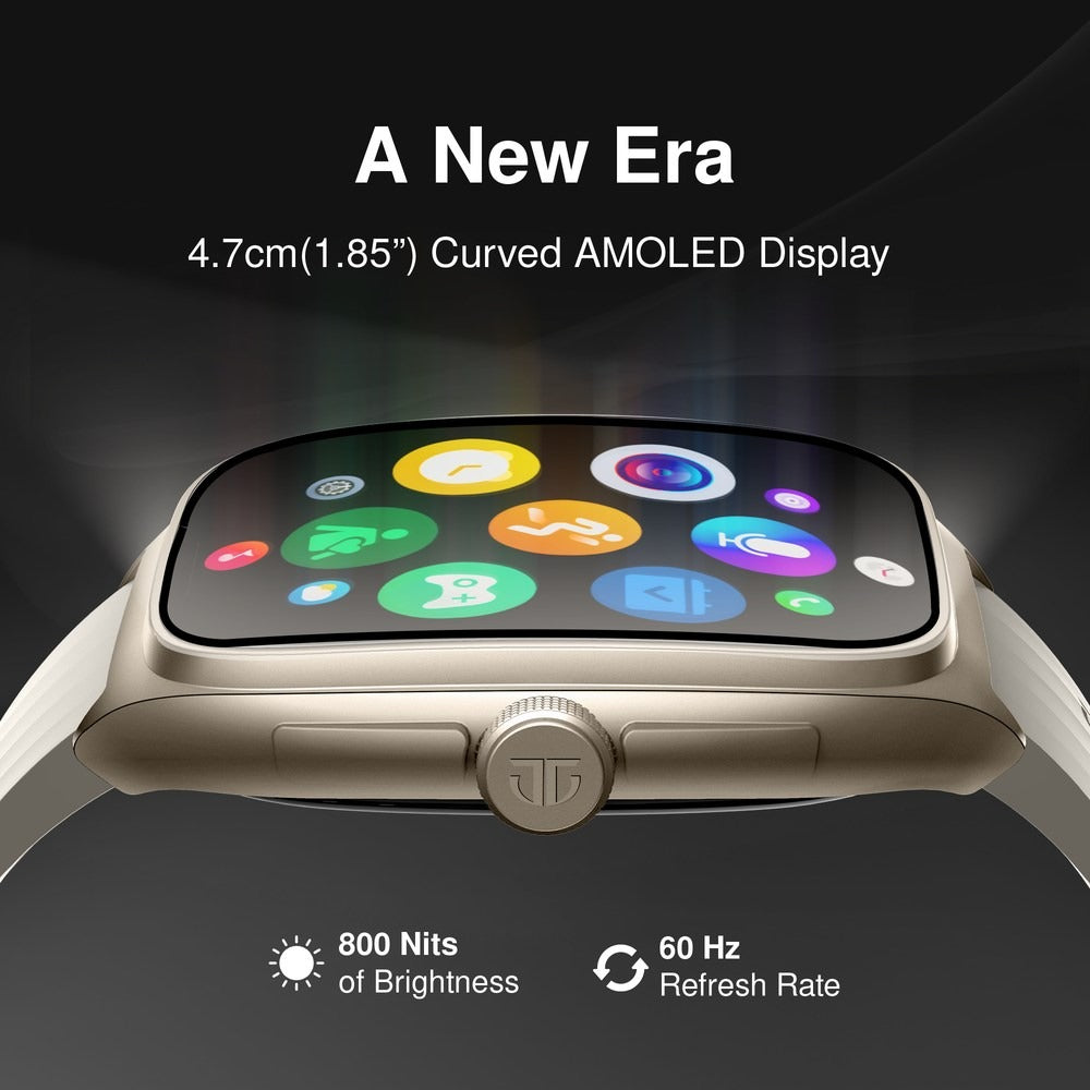 Titan Evolution 4.6 cm Curved AMOLED Display, 390x450 Resolution, Cutting Edge Design Aluminium Case