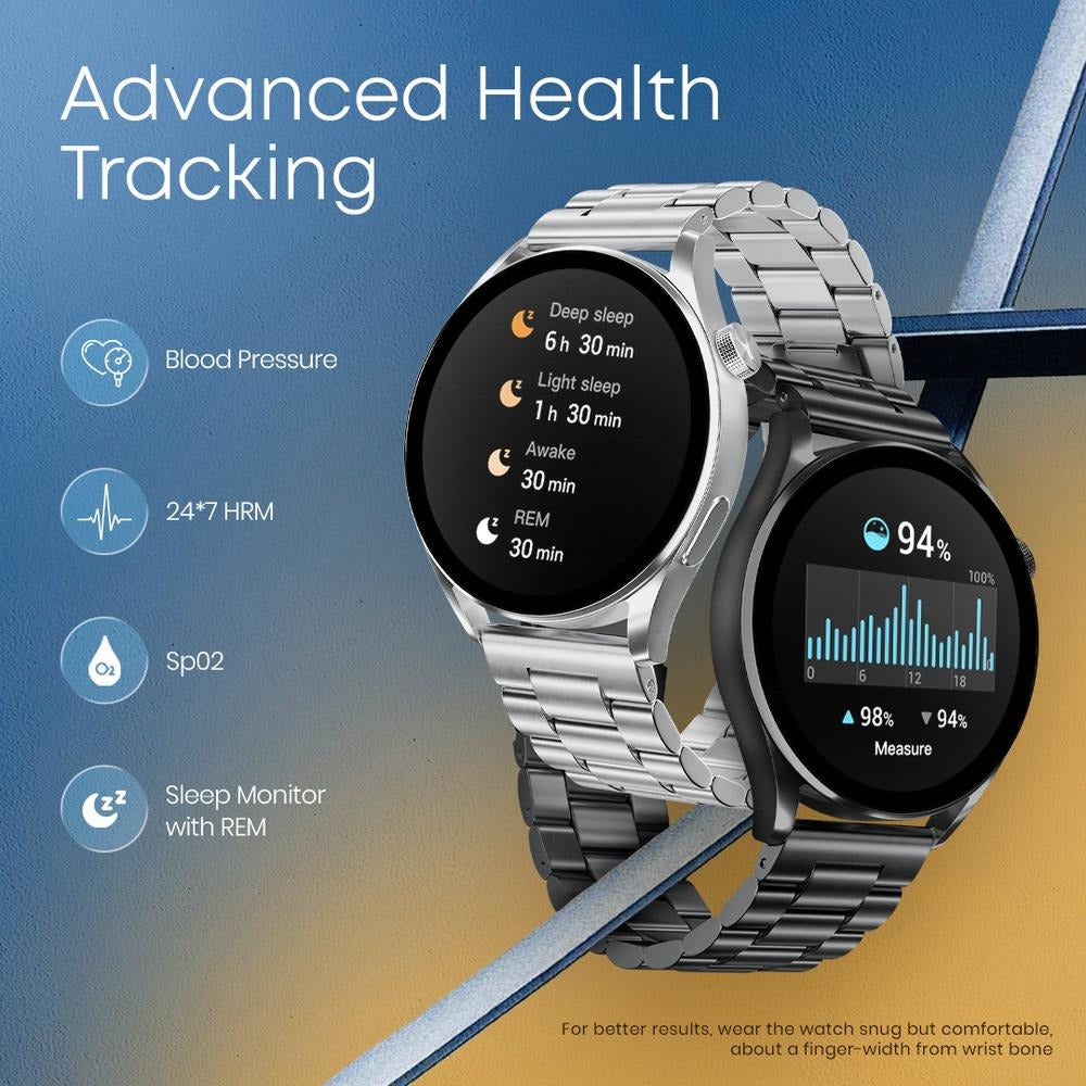 Fastrack Dezire FX1 with 3.5 CM UltraVU Display with Functional Crown,SingleSync BT Calling