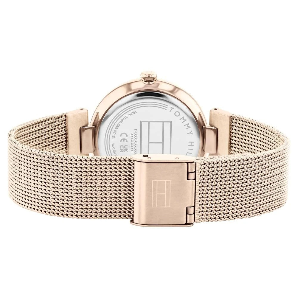 Tommy Hilfiger Quartz Analog Mother Of Pearl dial Stainless Steel Strap Watch for Women
