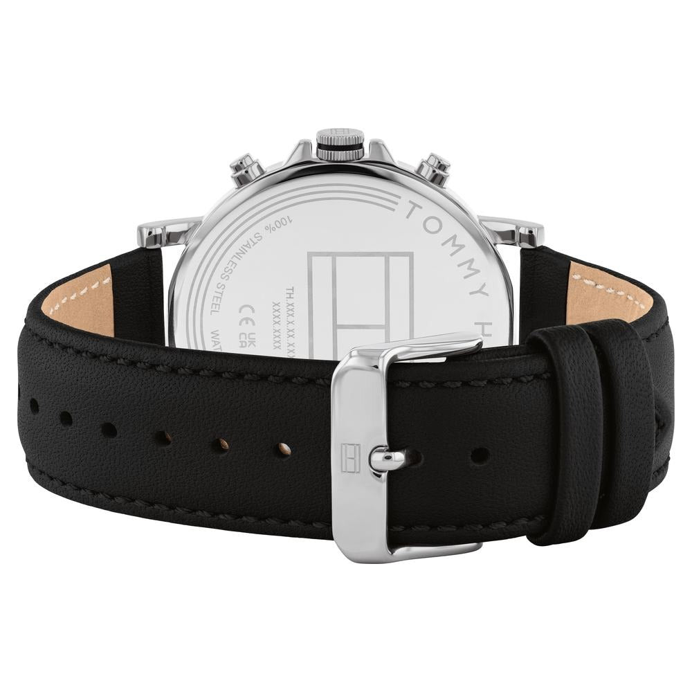 Tommy Hilfiger Quartz Multifunction Grey Leather Strap for Men