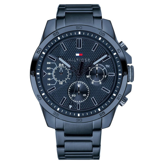 Tommy Hilfiger Quartz Analog Blue Dial Stainless Steel Strap Watch for Men