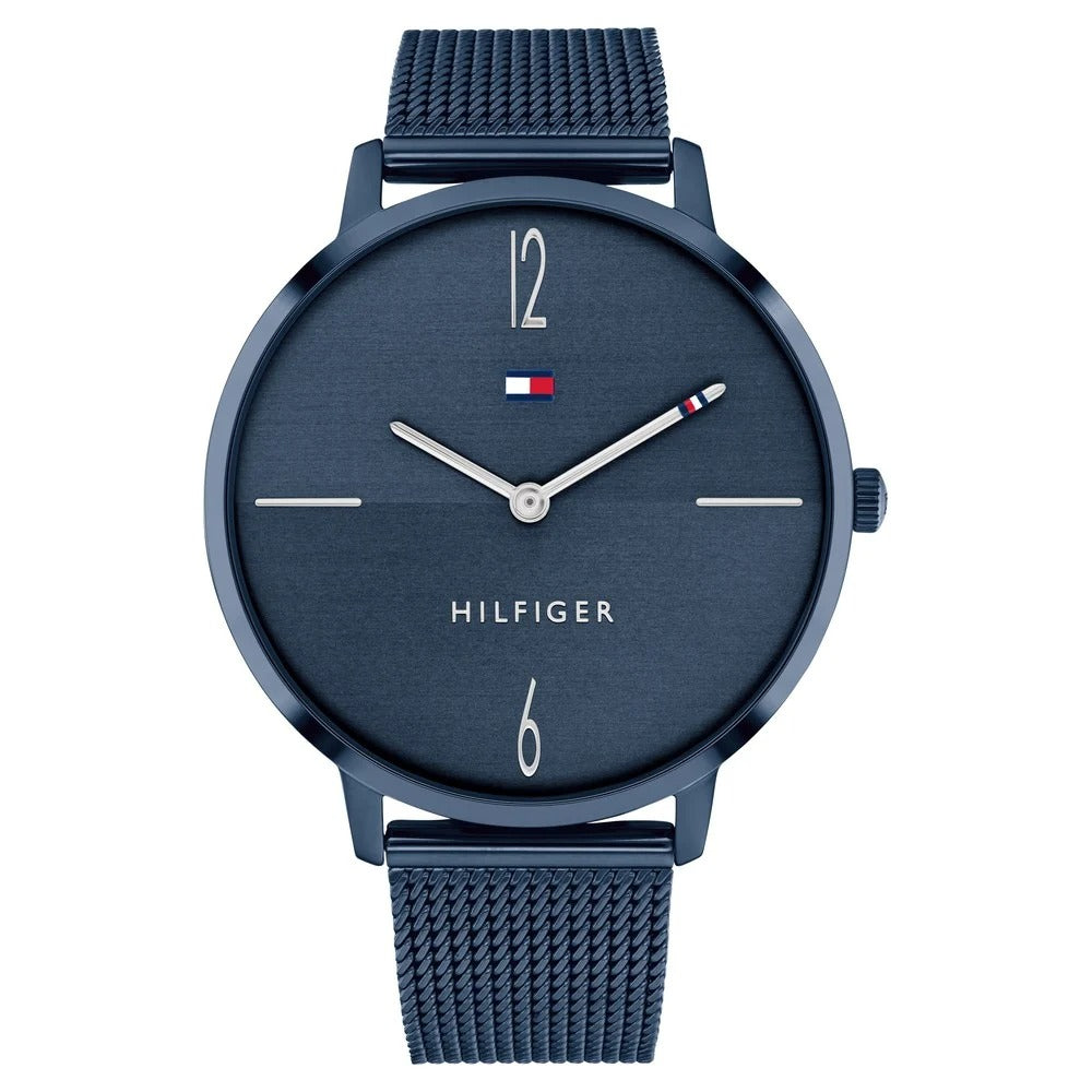 Tommy Hilfiger Quartz Analog Blue Dial Stainless Steel Strap Watch for Women