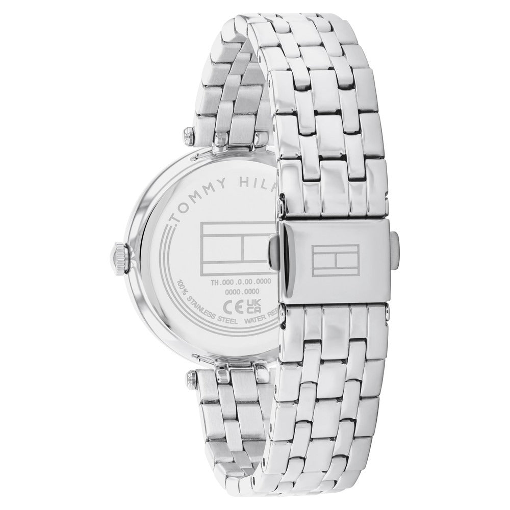 Tommy Hilfiger Quartz Analog Silver Dial Silver Stainless Steel  Strap Watch for Women
