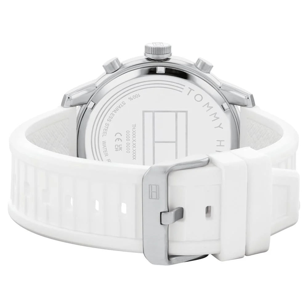 Tommy Hilfiger Silver Dial Quartz Analog with Date Watch for Men