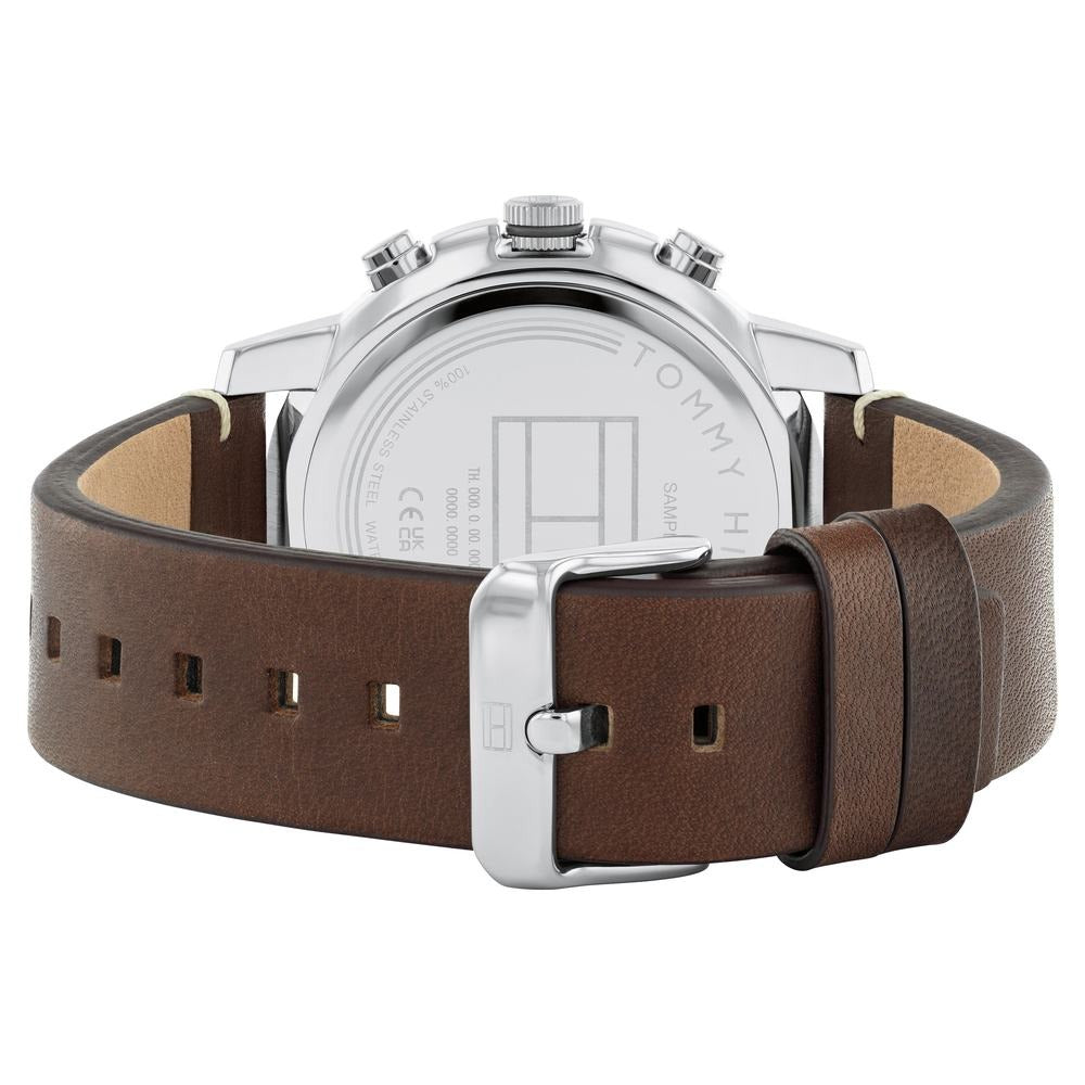 Tommy Hilfiger Quartz Multifunction Yellow Leather Strap for Men