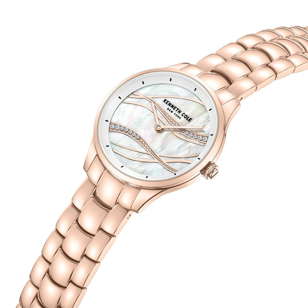 Kenneth Cole Quartz Analog White Dial Stainless Steel Strap Watch For Women