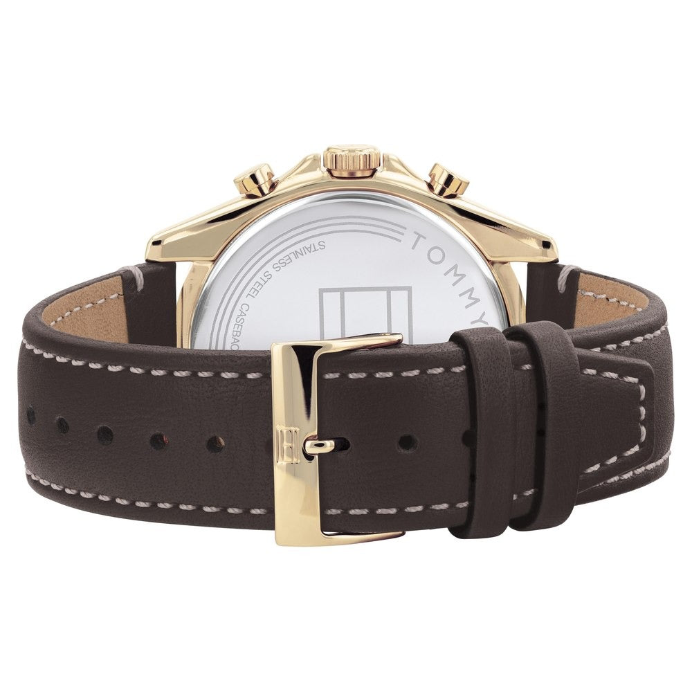 Tommy Hilfiger Black Dial Quartz Multifunction Watch for Men