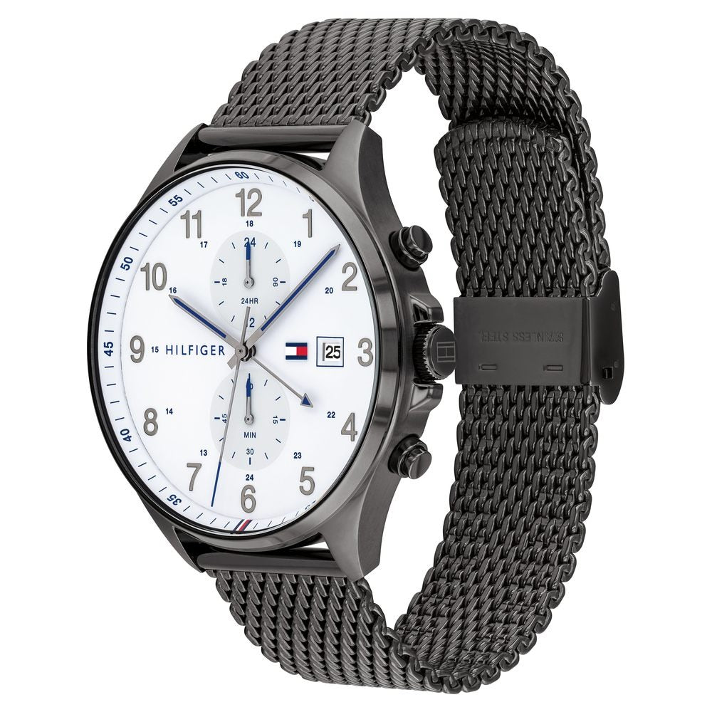 Tommy Hilfiger Quartz Multifunction White Dial Stainless Steel Strap Watch for Men