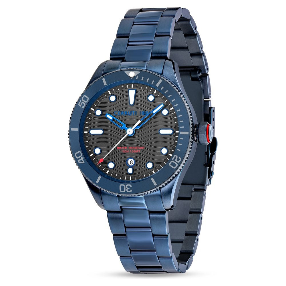 Cerruti 1881 Quartz Analog with Date Grey Dial Stainless Steel Strap Watch for Men