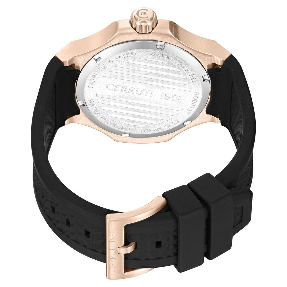 Cerruti 1881 Quartz Multifunction Brown Dial Stainless Steel Strap Watch for Men