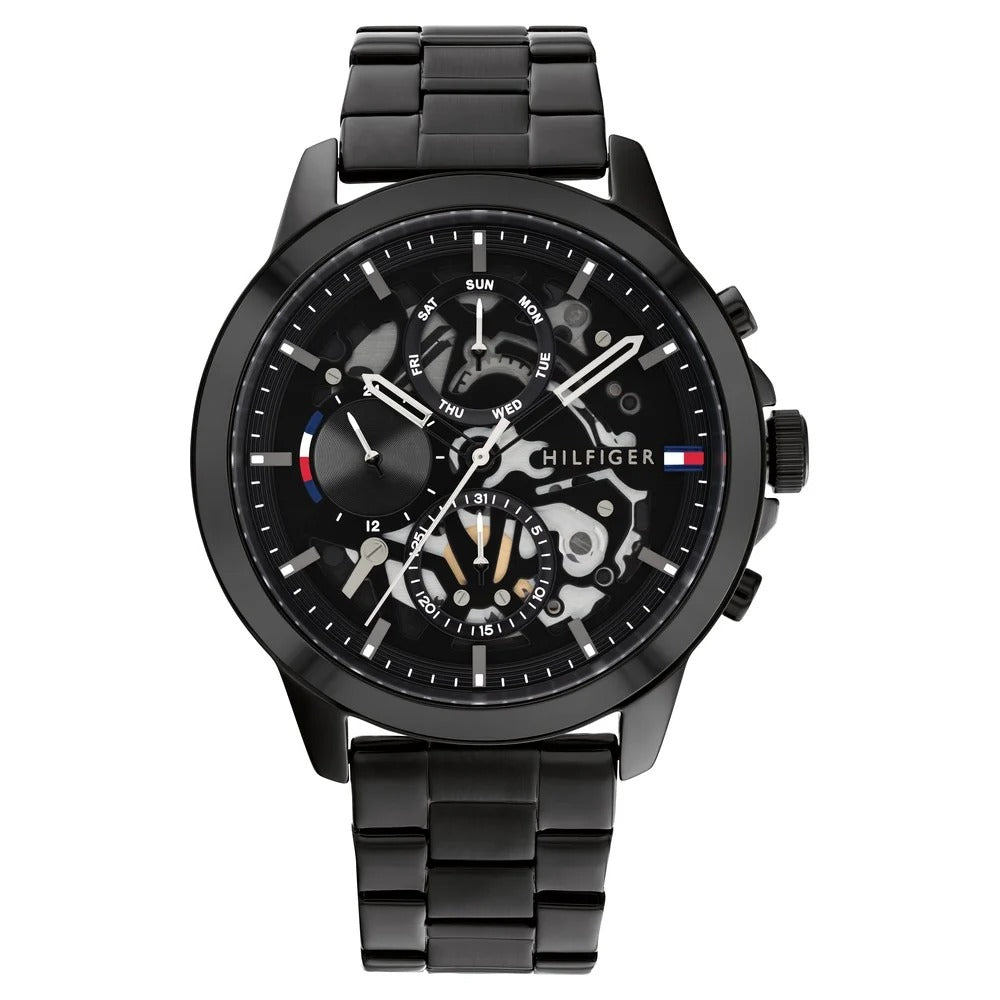 Tommy Hilfiger Men Black Dial Analog Watch