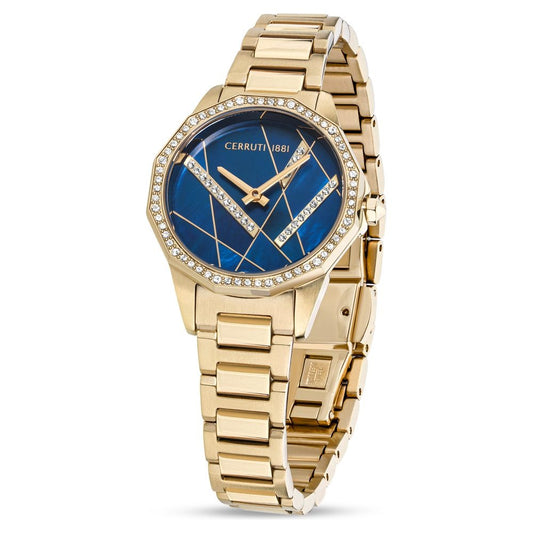 Cerruti 1881 Quartz Analog Mother of Pearl Dial Stainless Steel Strap Watch for Women