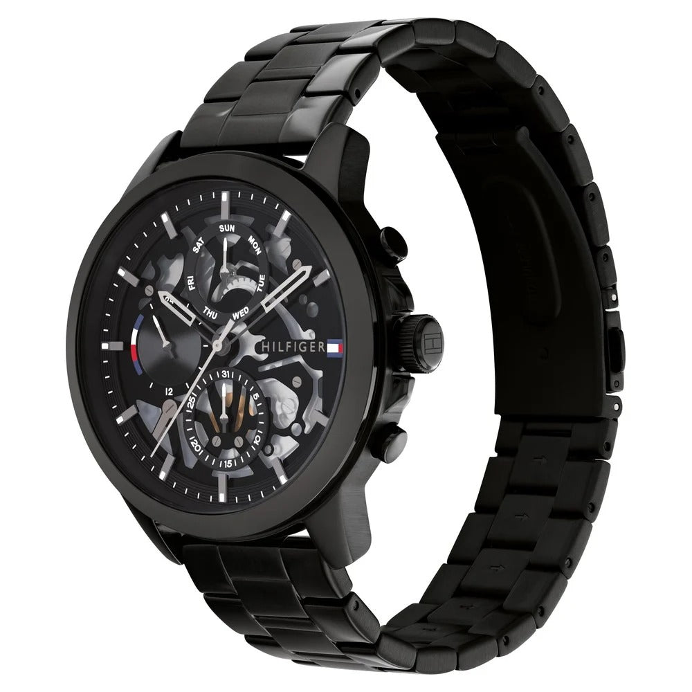 Tommy Hilfiger Men Black Dial Analog Watch