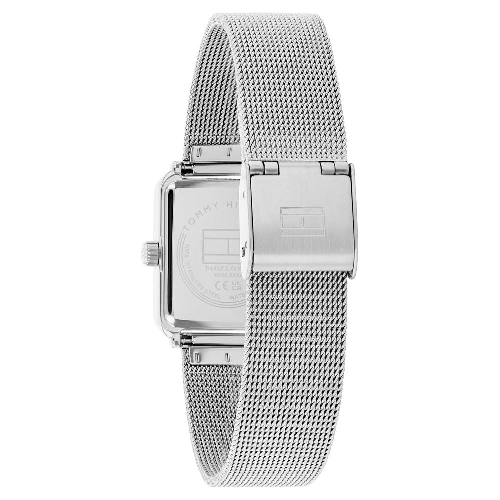 Tommy Hilfiger Quartz Analog Blue Dial Silver Stainless Steel Strap Watch For Women