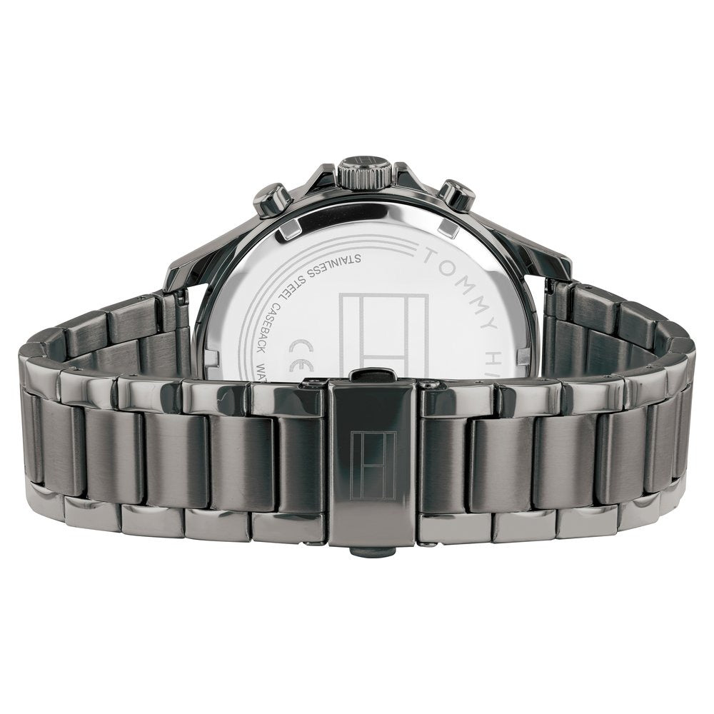Tommy Hilfiger Quartz Multifunction Grey Dial Stainless Steel Strap Watch for Men