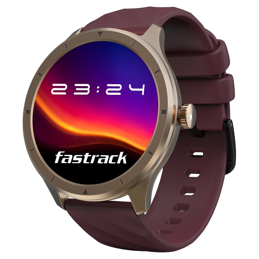 Fastrack Revoltt FR2 with 3.50 cm UltraVU Display, Advanced Blazing Fast UI, Working Crown, IP68 Smartwatch