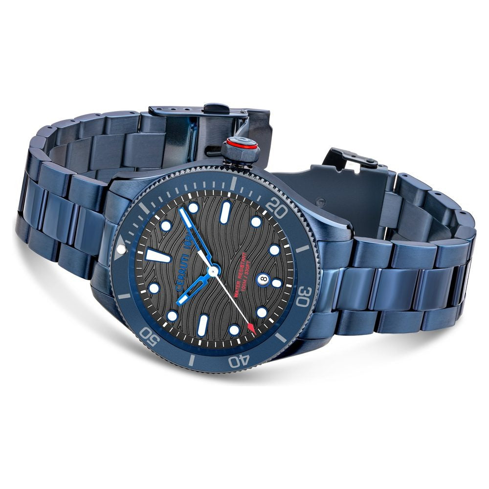 Cerruti 1881 Quartz Analog with Date Grey Dial Stainless Steel Strap Watch for Men