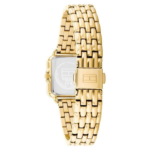 Tommy Hilfiger Quartz Analog Champagne Dial Golden Stainless Steel Strap Watch For Women