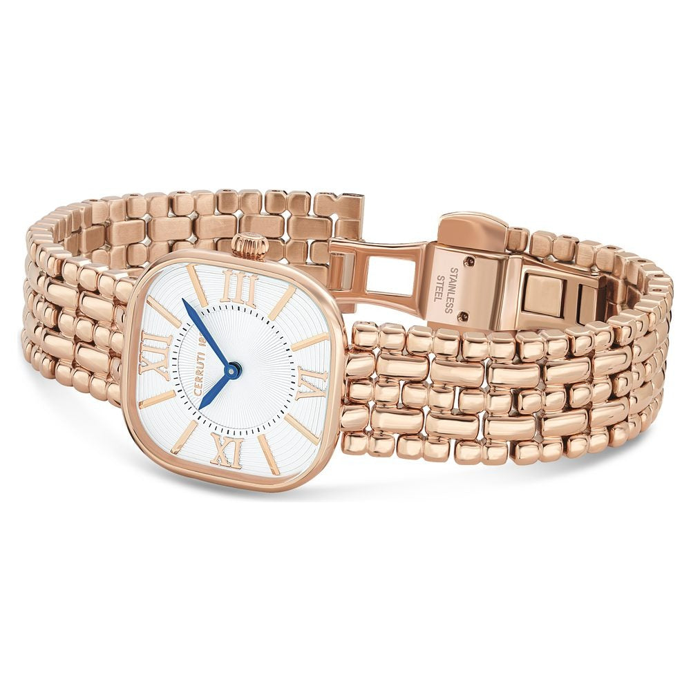 Cerruti 1881 Quartz Analog Off White Dial Stainless Steel Strap Watch for Women
