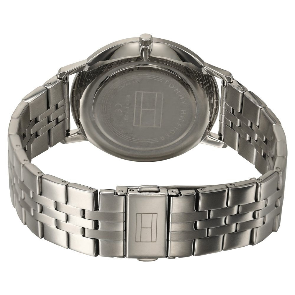 Tommy Hilfiger Quartz Analog White Dial Stainless Steel Strap Watch for Men