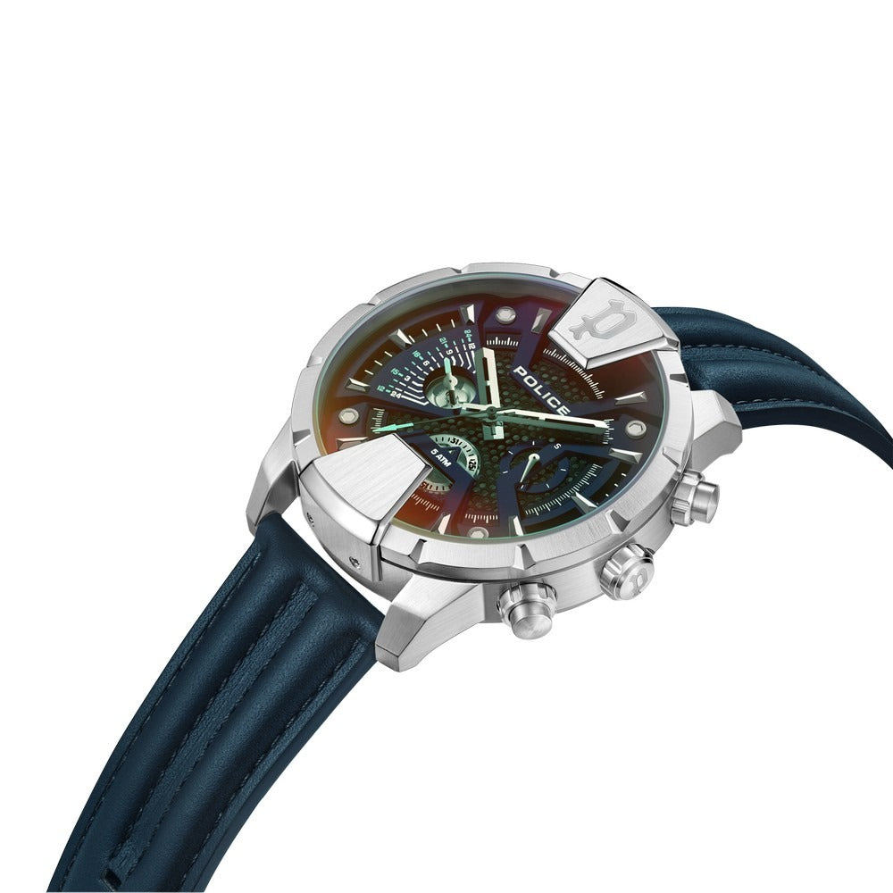 Police Multifunction Black Dial Watch for Men