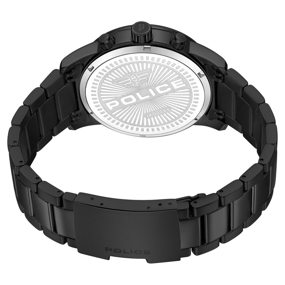 Police Black Dial Quartz Multifunction Watch for Men