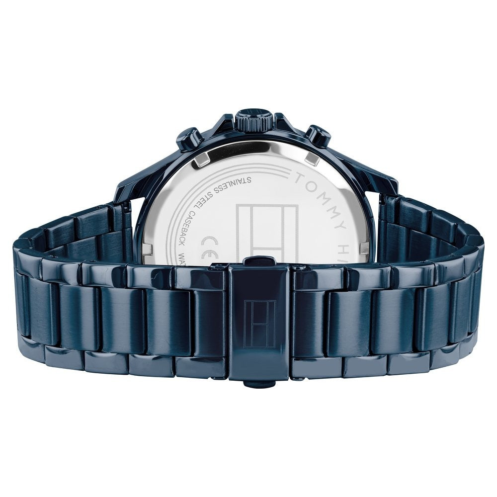 Tommy Hilfiger Quartz Multifunction Blue Dial Stainless Steel Strap Watch for Men