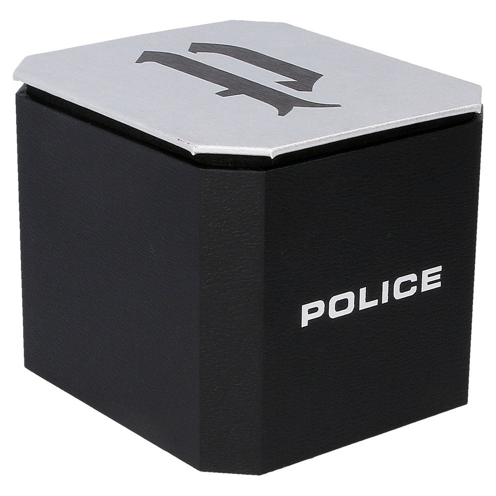 Police Blue Dial Quartz Multifunction Watch for Men