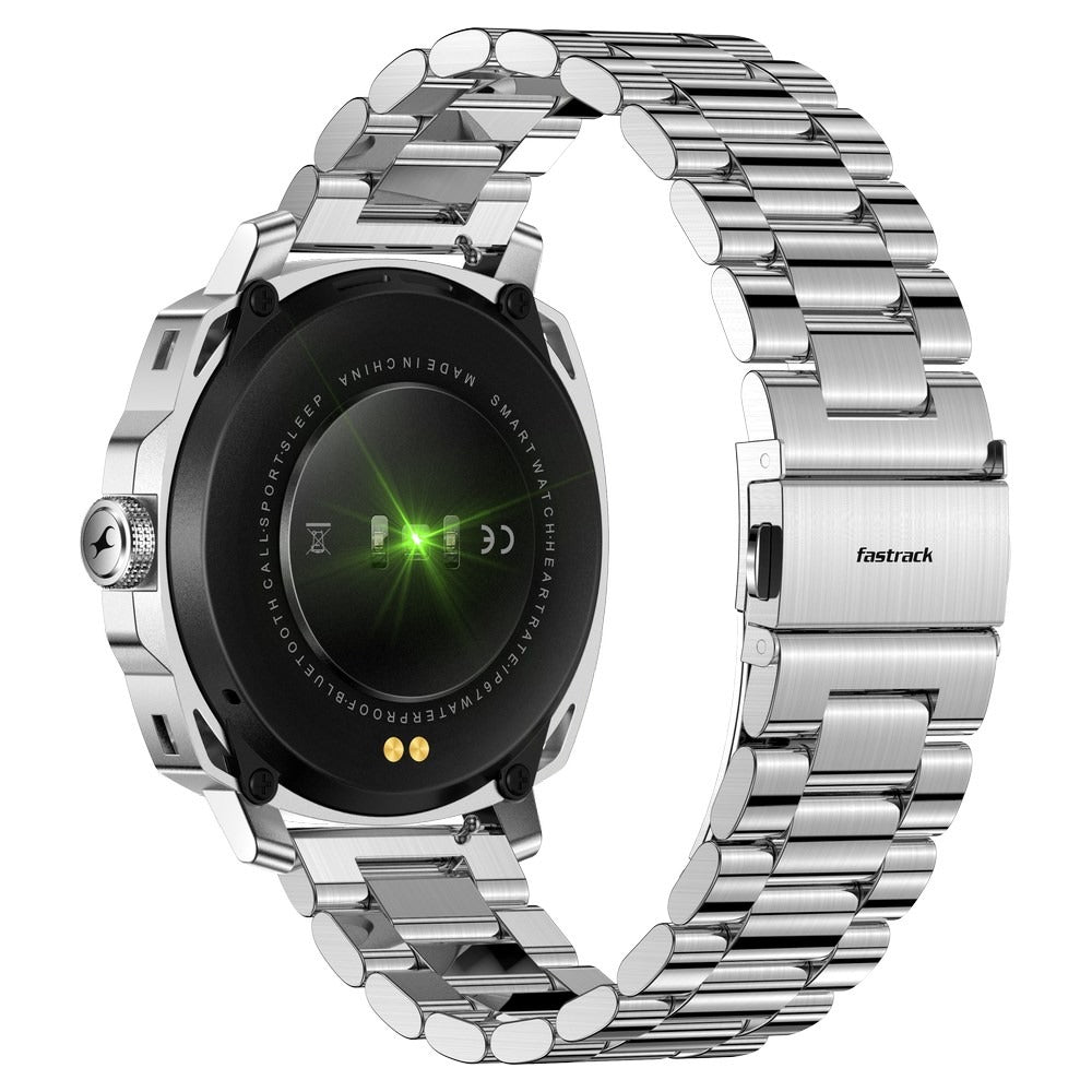 Fastrack Radiant FX3 with 3.63 CM AMOLED Display with Functional Crown,SingleSync BT Calling,AI Voice Assistant