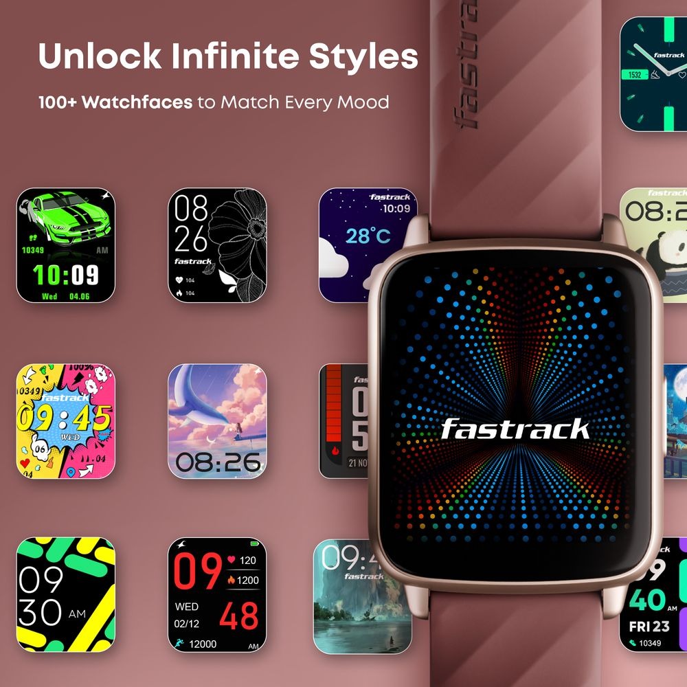 Fastrack Jupiter S1 Smartwatch comes with 4.64 cm TFT Display with 240*284 Pixel Resolution, AI Voice Assistant, IP68