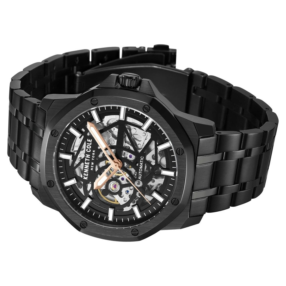 Kenneth Cole Black Dial Automatic Watch for Men
