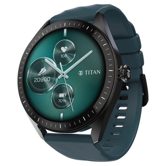 Titan Crest 2.0 With 3.63 CM AMOLED Display With Functional Crown,SingleSync BT Calling,AI Voice Assistant,Find Phone