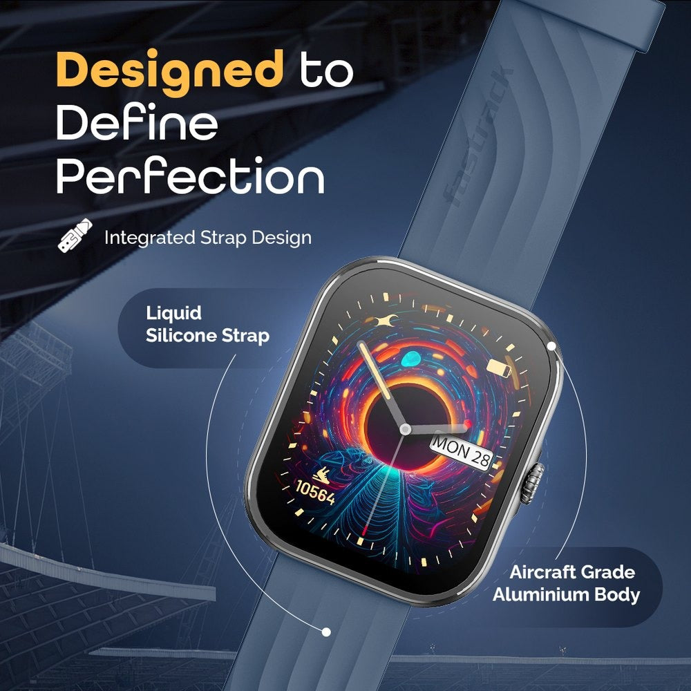 Fastrack Discovery with 4.9 CM AMOLED Display SingleSyncTM BT Calling, Built-in GPS, Running Courses, Running plans
