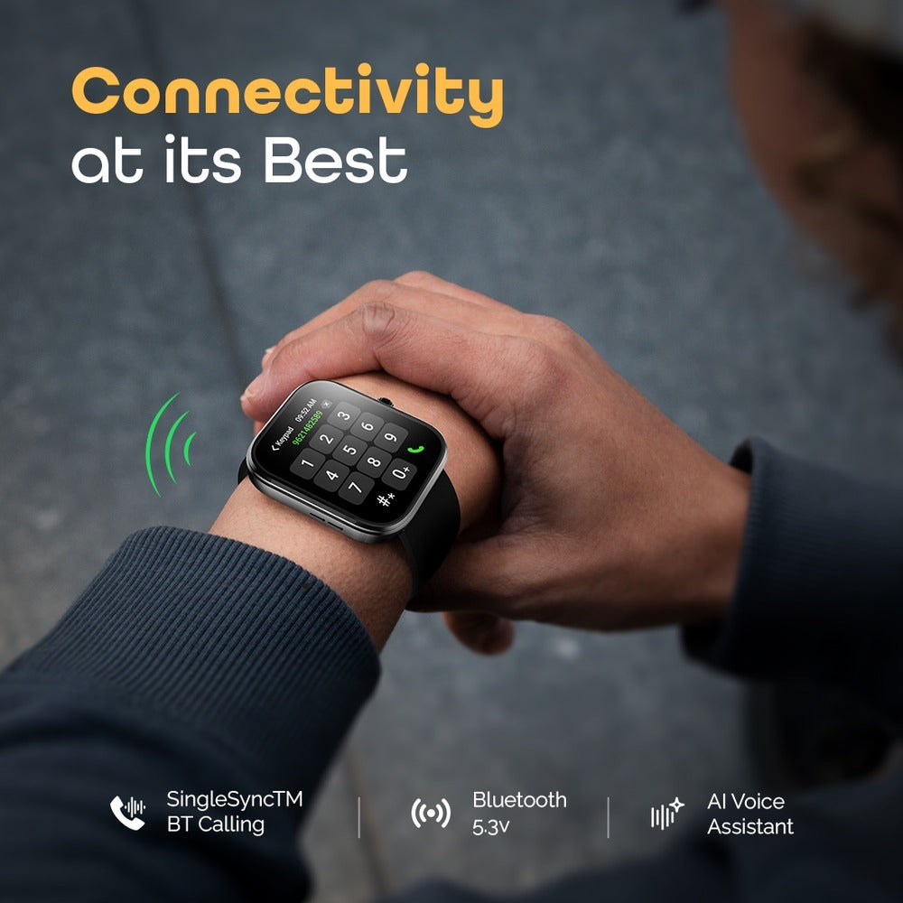 Fastrack Discovery with 4.9 CM AMOLED Display SingleSyncTM BT Calling, Built-in GPS, Running Courses, Running plans