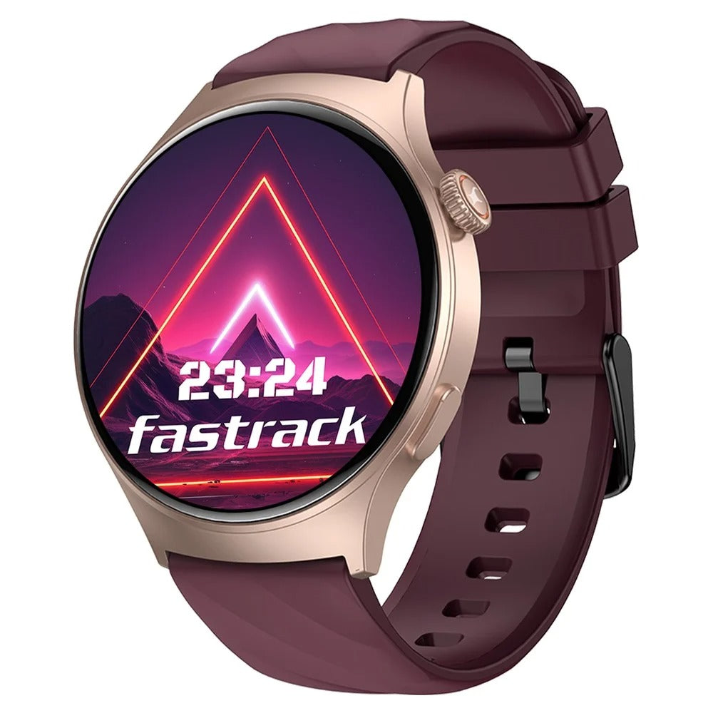 Fastrack Jupiter R1 With 3.50 cm, BT Calling, Fast Charge, IP68, Calculator, AI Voice Assistant, Fashion Smartwatch