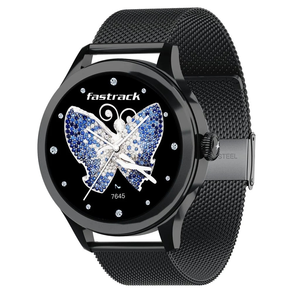 Fastrack Noir Pro Womens Smartwatch with 3.0 cm Super AMOLED Display, 390x390 Resolution