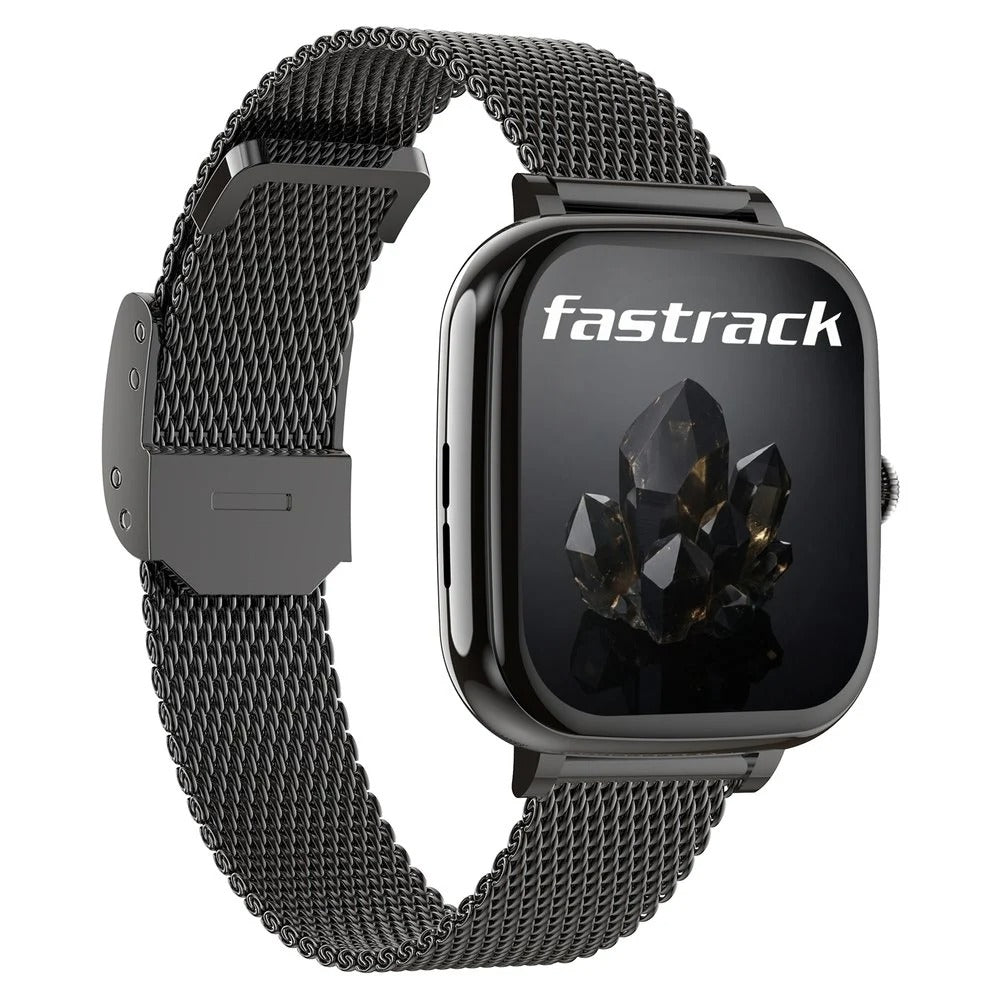 Fastrack Noir Rizz Women Smartwatch with 1.72" inch HD Display, Womens Health, Functional Crown, Additional Silicone Strap
