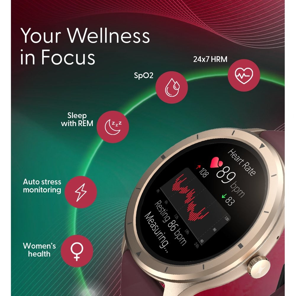 Fastrack Jupiter R2 Smartwatch comes with 3.50 cm Ultra VU TFT Display with 240*240 Pixel Resolution, AI Voice Assistant