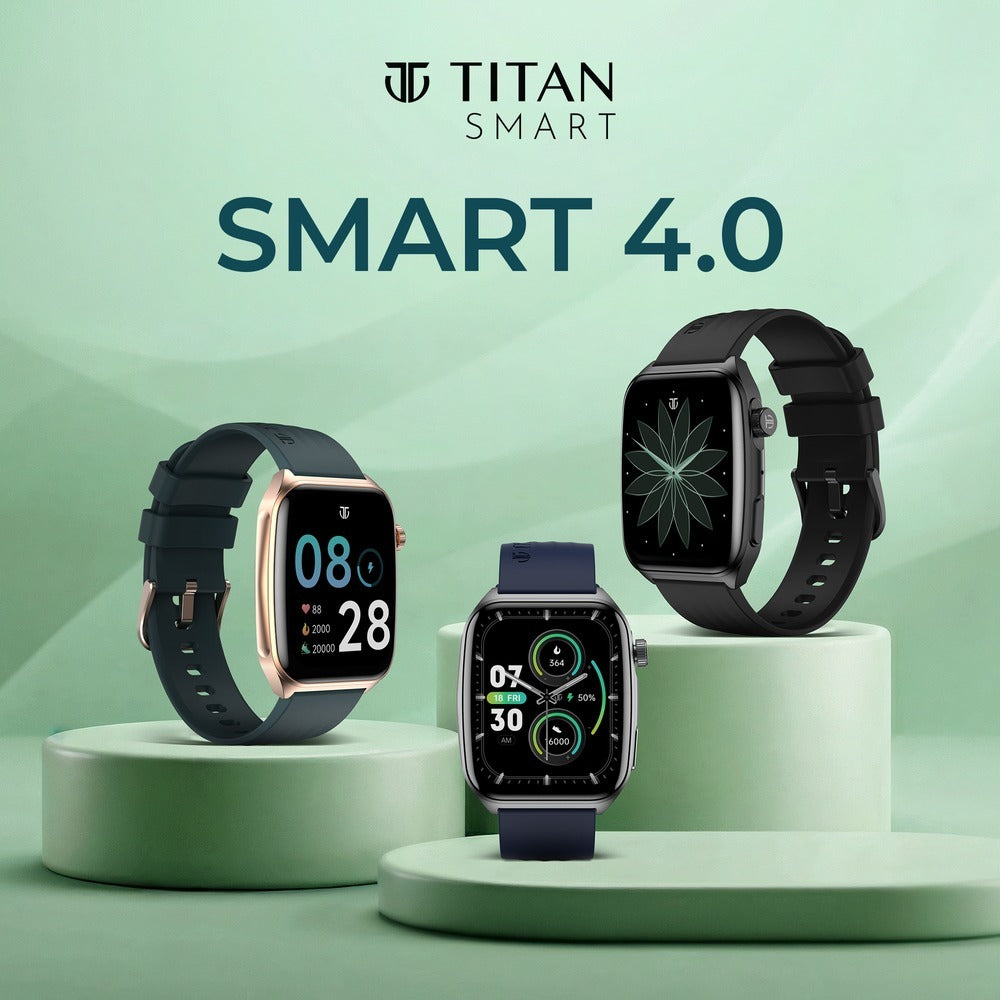 Titan Smart 4.0 Smartwatch with 1.93" AMOLED Display, Infinite AI Watch Faces, AI Voice assistant, QR Hub?