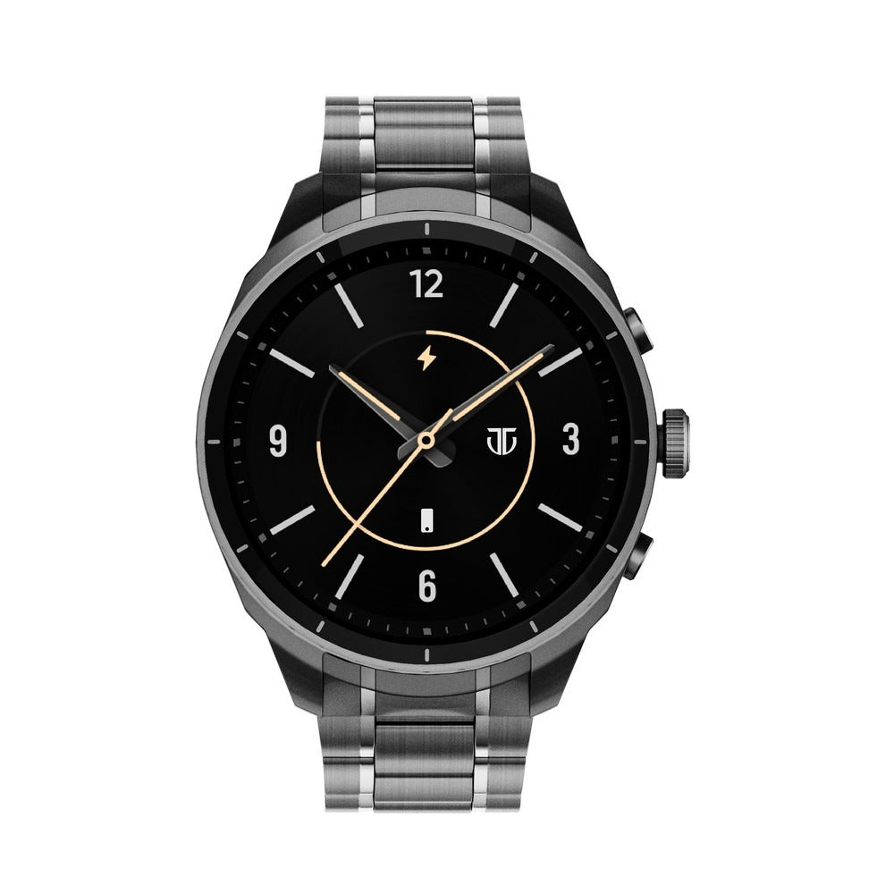 Titan Heritage Premium Smartwatch with All SS Design, 3.6 CM AMOLED Display, BT Calling, Advanced Chipset, Titan Health