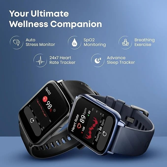 Fastrack Jupiter S1 Smartwatch Comes with 1.83â€ TFT Display with 240 * 284 Pixel Resolution|SingleSync BT Calling|AI Voice Assistant|100+ Sports Modes and Watchfaces - 38135PP01