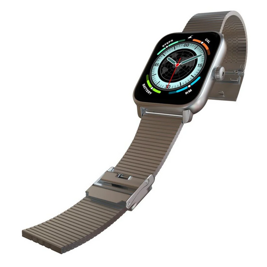 1.85-inch UltraVU display, Bluetooth calling, and a metal mesh strap