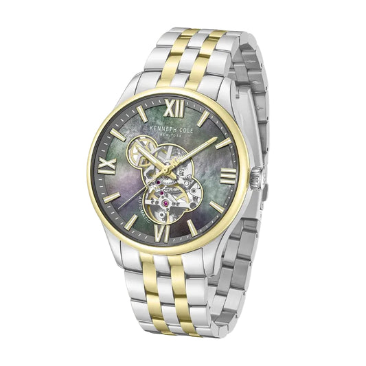 43 mm Grey Dial Stainless Steel Analogue Watch For Men